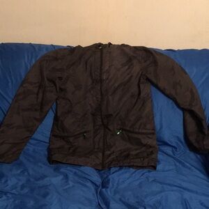 Champion Black Windbreaker Lightweight Jacket